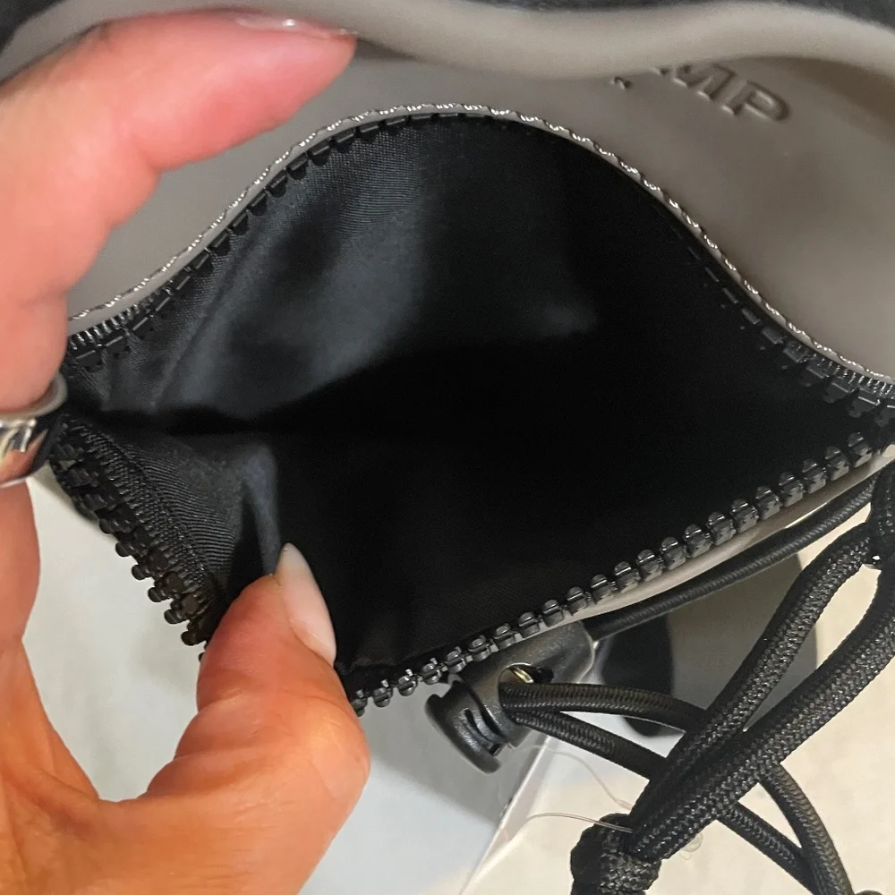 NWT DUCHAMP Versatile Unisex Rubberized Utility Sling Bag - Color: Taupe/Gray - Picture 11 of 14